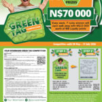 Your Woermann Green Tag competition entry steps and terms with receipt example and QR code
